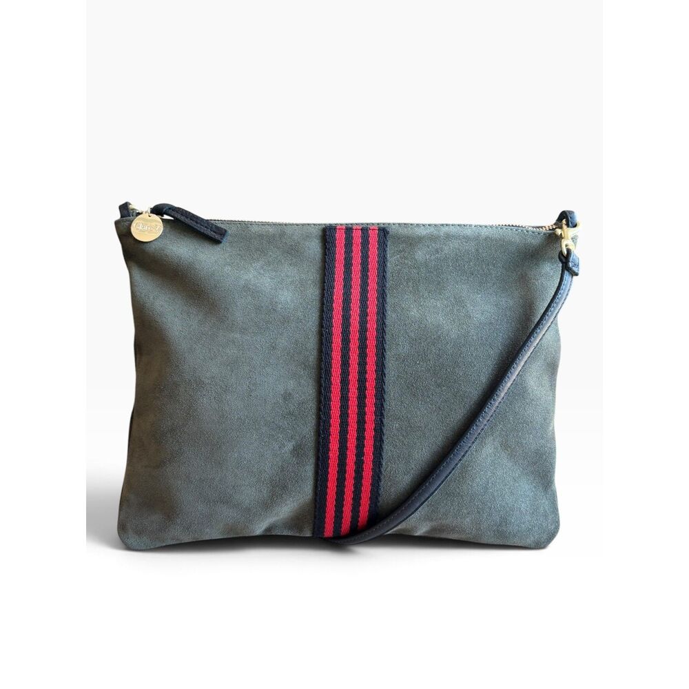 Clare V. Single Sac Bretelle Suede Crossbody Bag